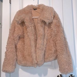 Faux fur jacket